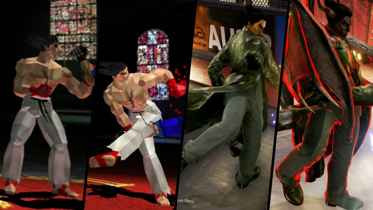 Evolution Of Kazuya's Double Face Kick (1994-2020)