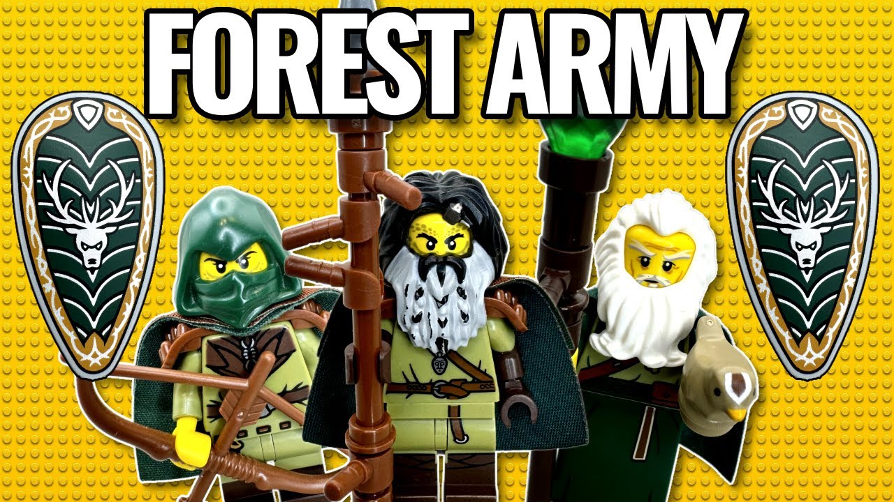 I Built an Army From The LEGO D&D Forest Druid - LEGO Castle