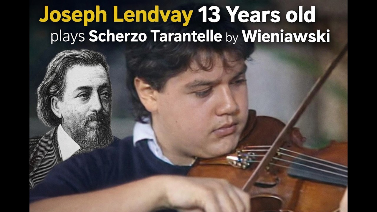 Joseph Lendvay 13 Years old plays Scherzo Tarantelle by Wieniawski