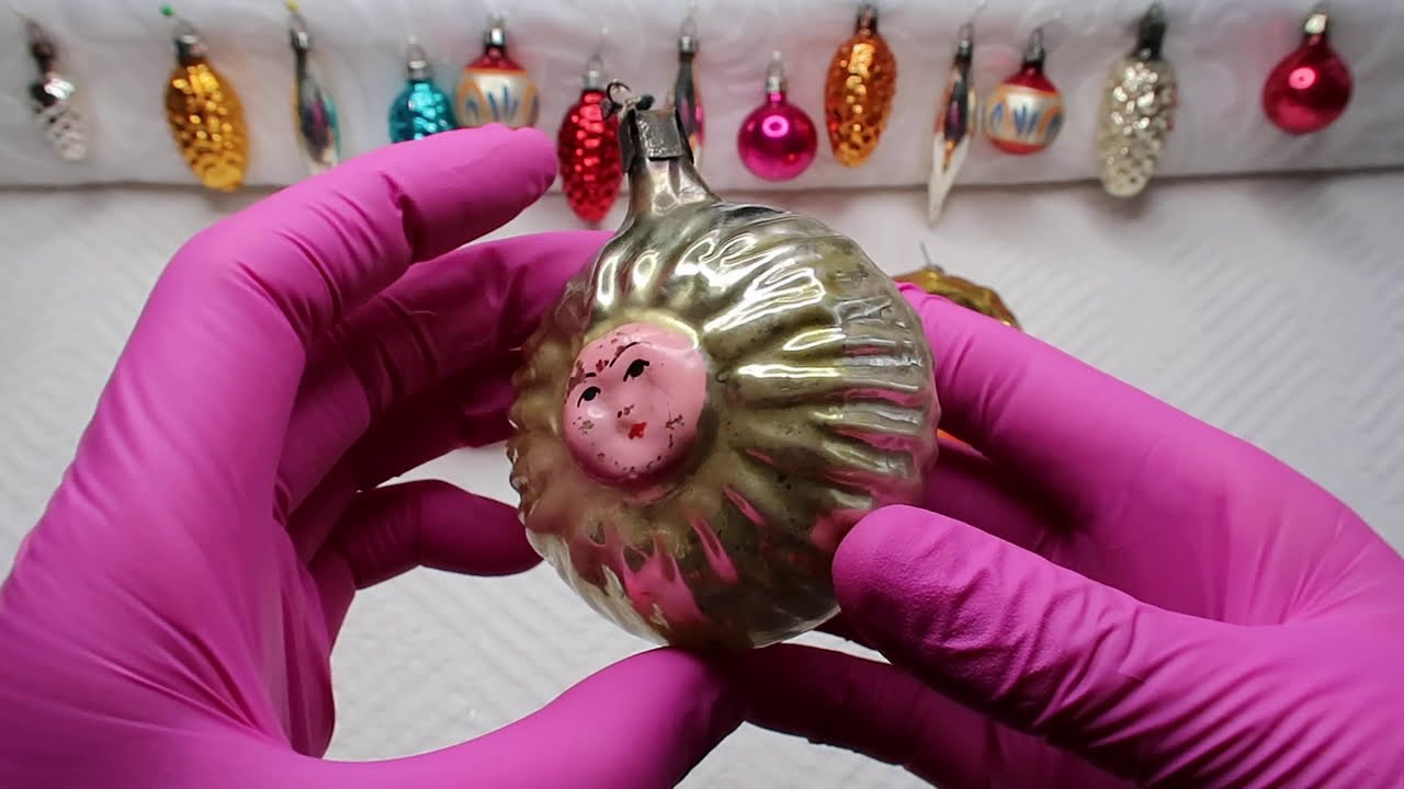🎄Солнце ясное, солнце красное /  старинные eлочные игрушки СССР /винтажные