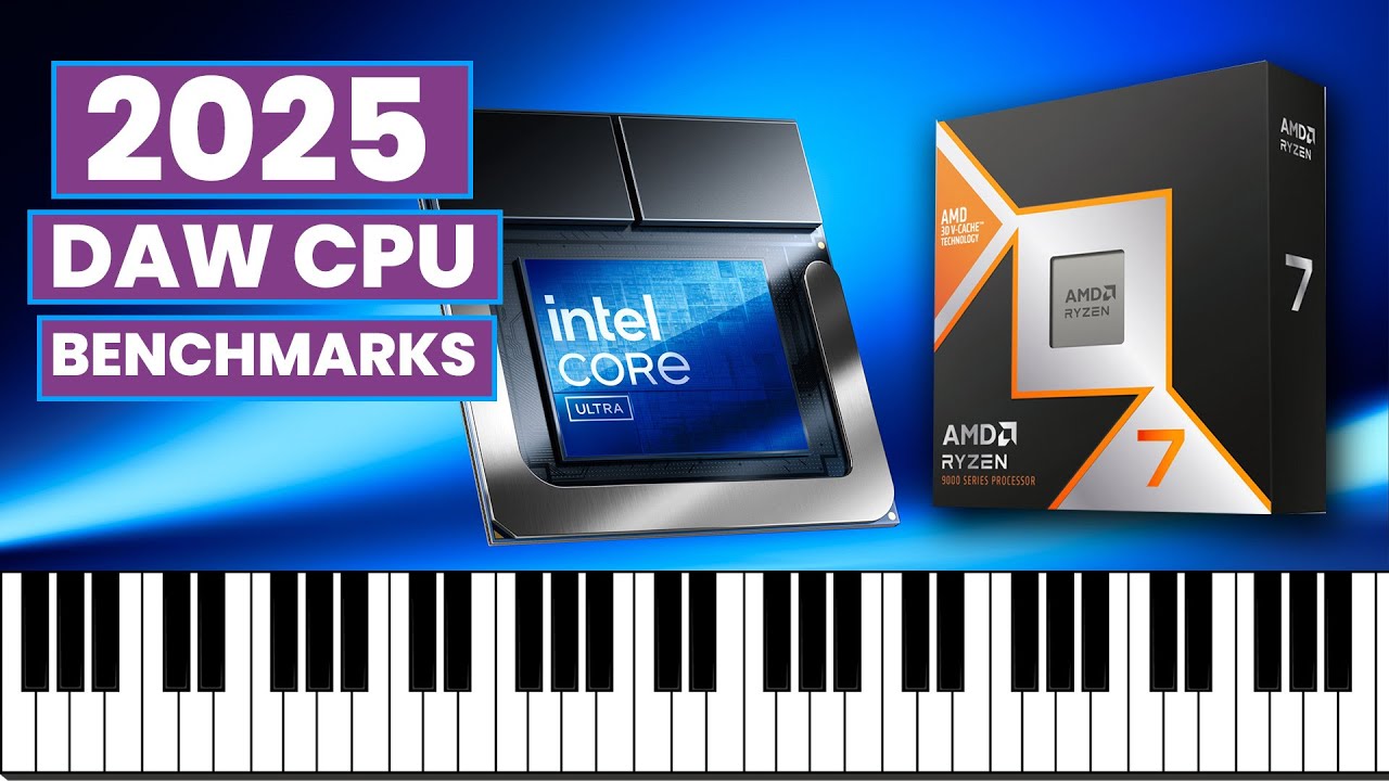 2025 DAWbench — тесты производительности аудиопроцессоров ПК — Intel 9 285K, AMD Ryzen 9950X прот...