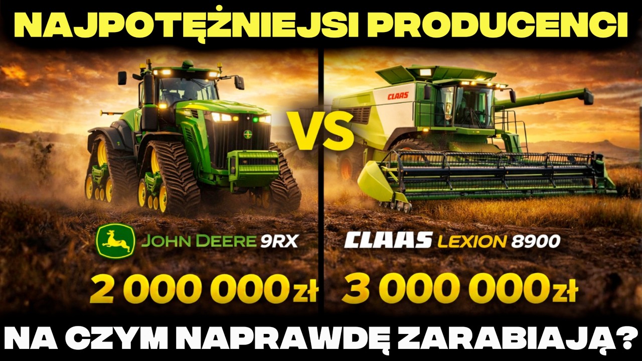 NAJWIĘKSI PRODUCENCI MASZYN ROLNYCH - zarabiają więcej niż całe KRAJE