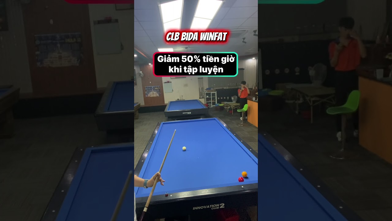 Tập luyện bida 3c tại CLB Bida WinFat ✅