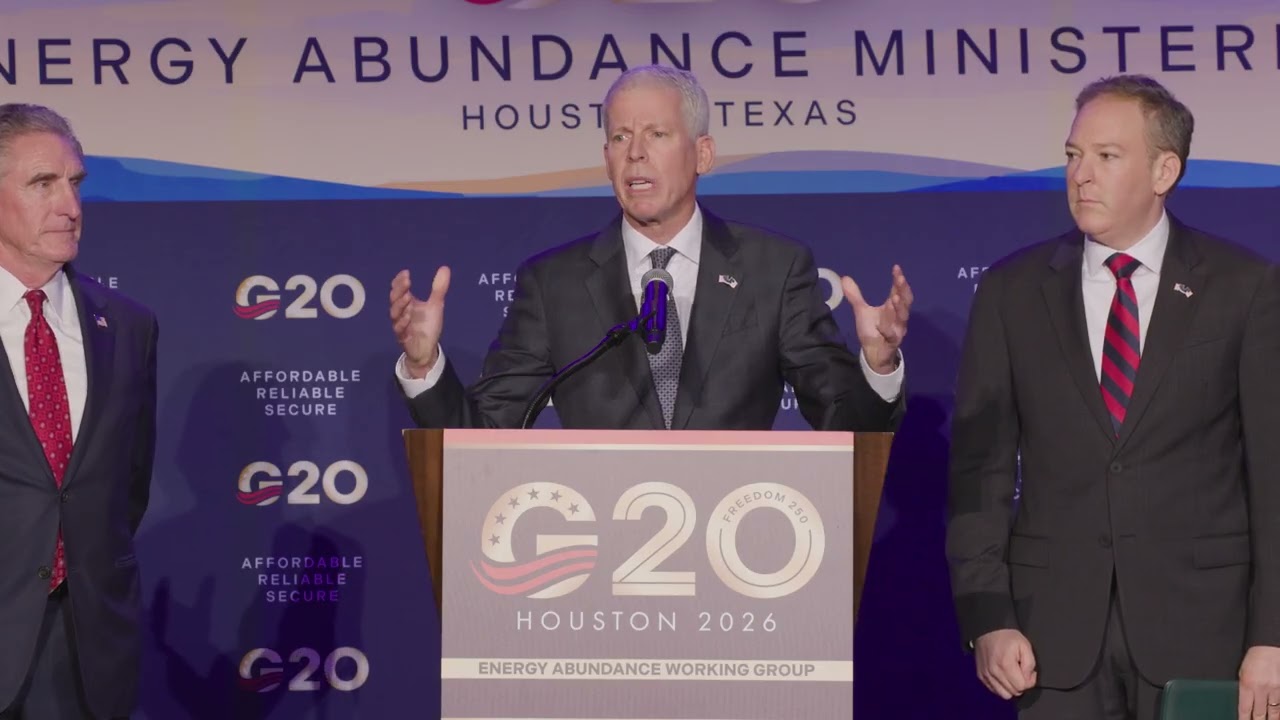 Secretary Wright Delivers Closing Remarks at the G20 Summit - September 16, 2026
