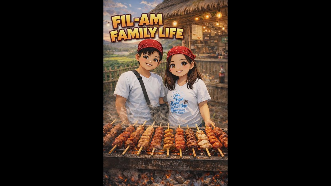 MY SISTER ANA SELLING BBQ
