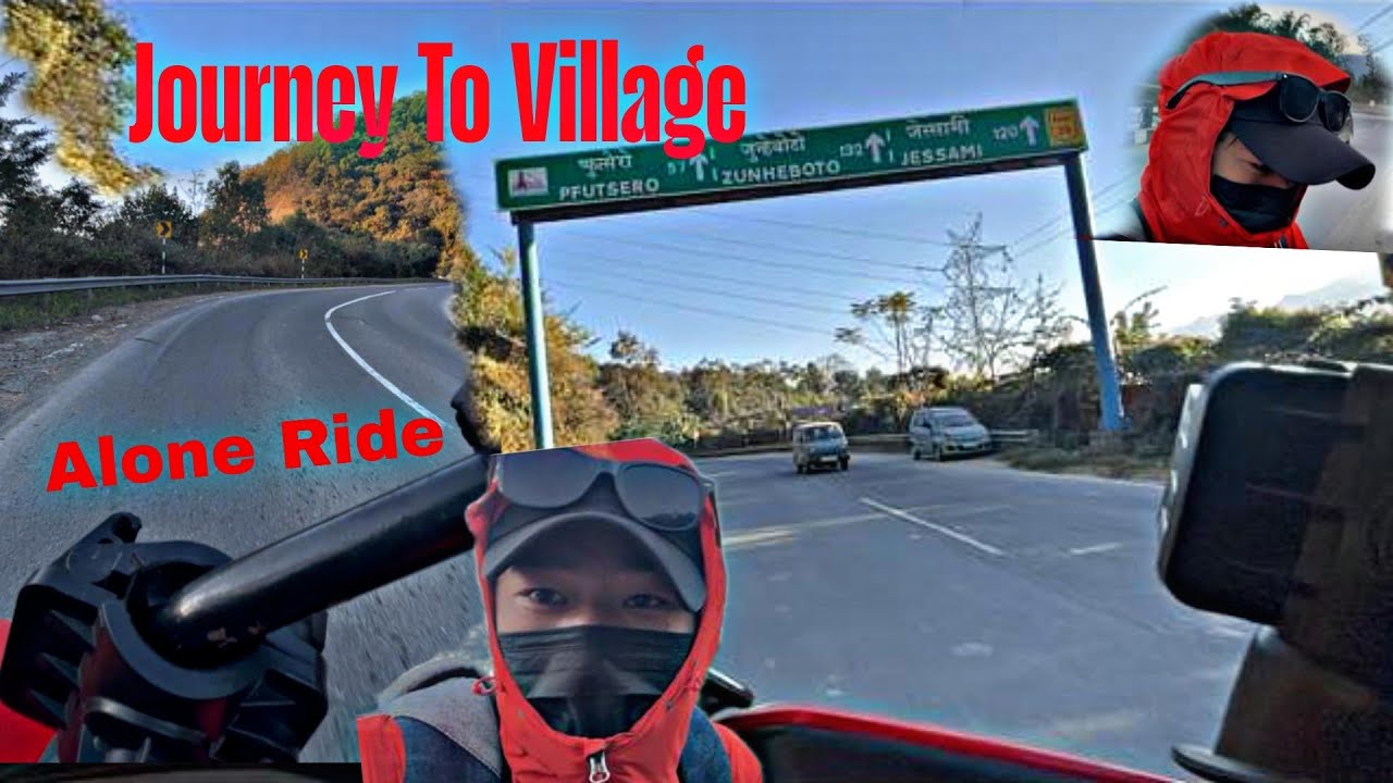 Alone Journey To My Village/ Kohima To Thenyizu Village #journeyvlog #aloneride #nagaland #nagahills