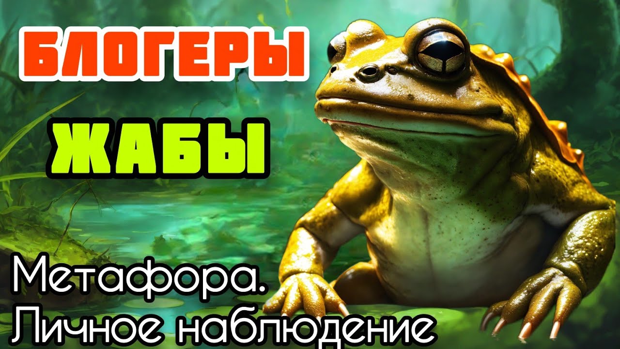 Блогеры-жабы. О тех, у кого внешне всё есть, но внутри — пусто, тихо и холодно. По фактам.