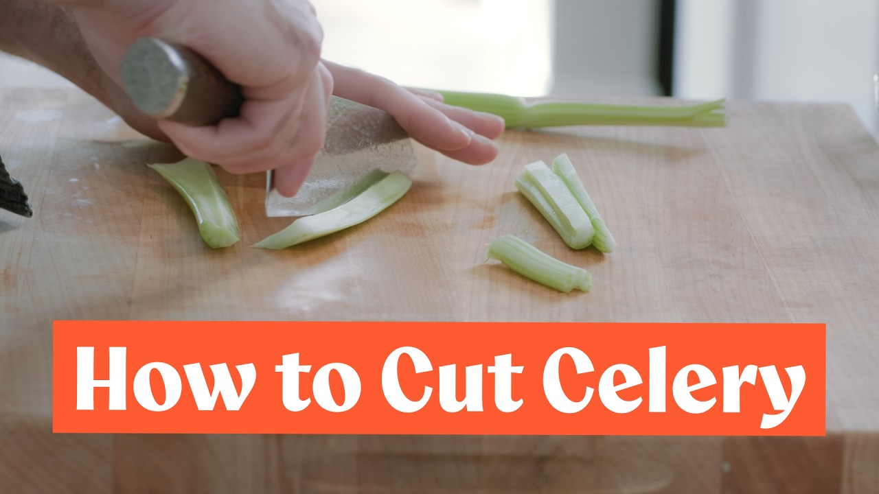 How to Cut Celery