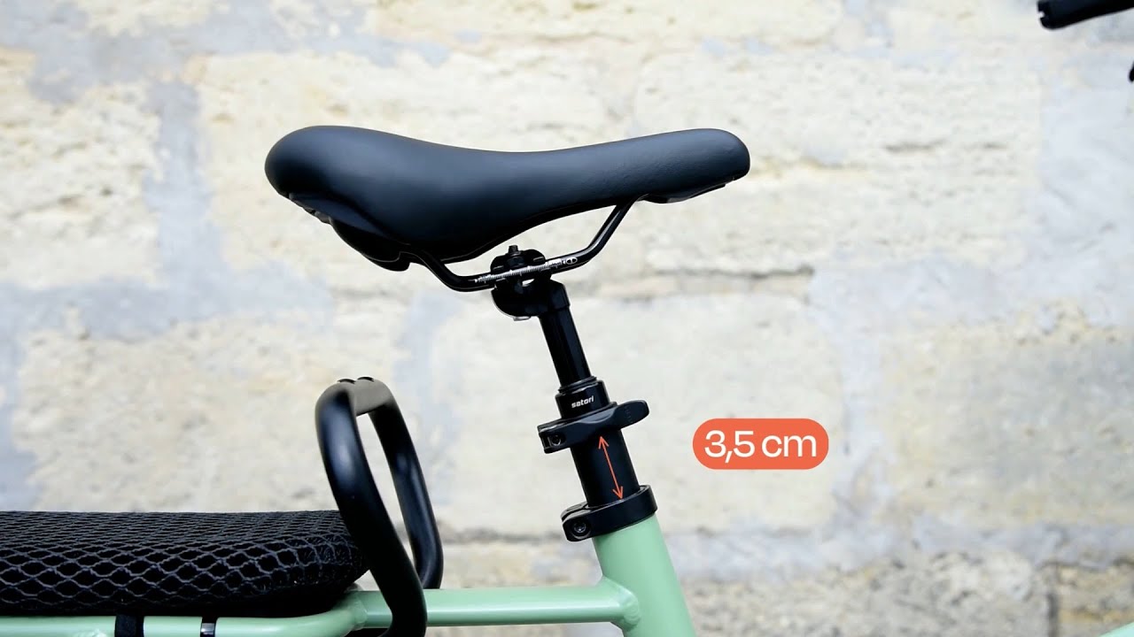 Comment régler la tige de selle suspendue sur le vélo Jean Fourche ?