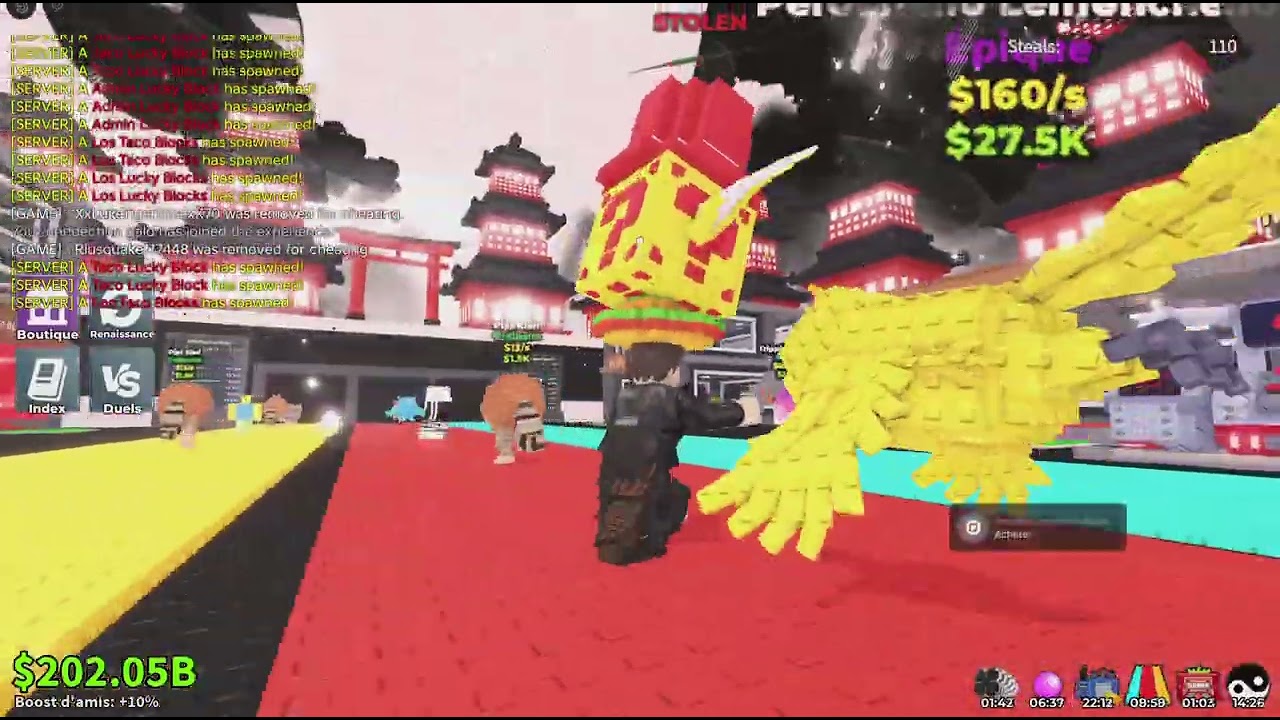 Roblox Steal a brainrot 😁😁😁