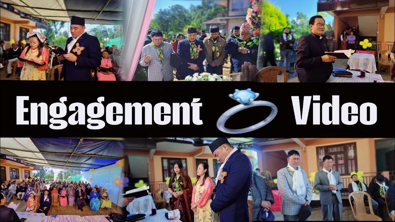 Christian Engagement video Norkit weds Mangesh @AdoneLepcha 