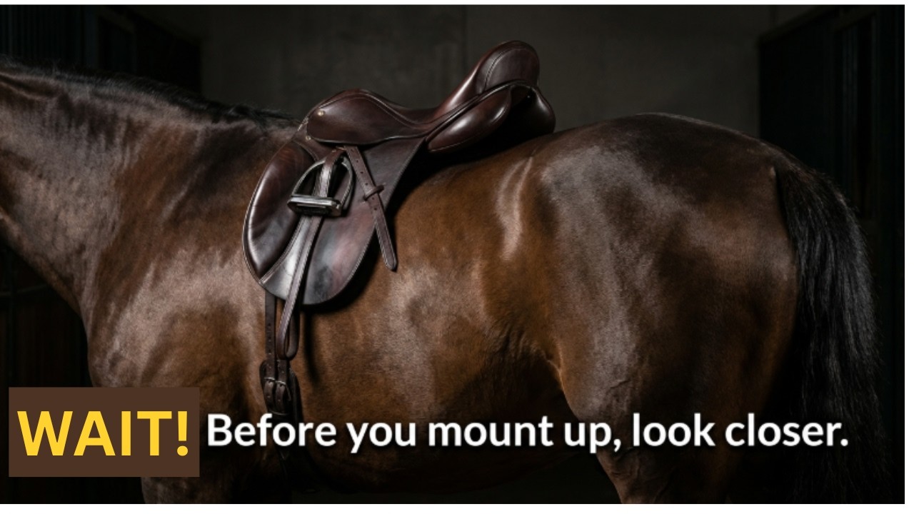 WAIT! Before you resume your riding schedule - Learn the Seasonal Saddle Fit Management Protocol