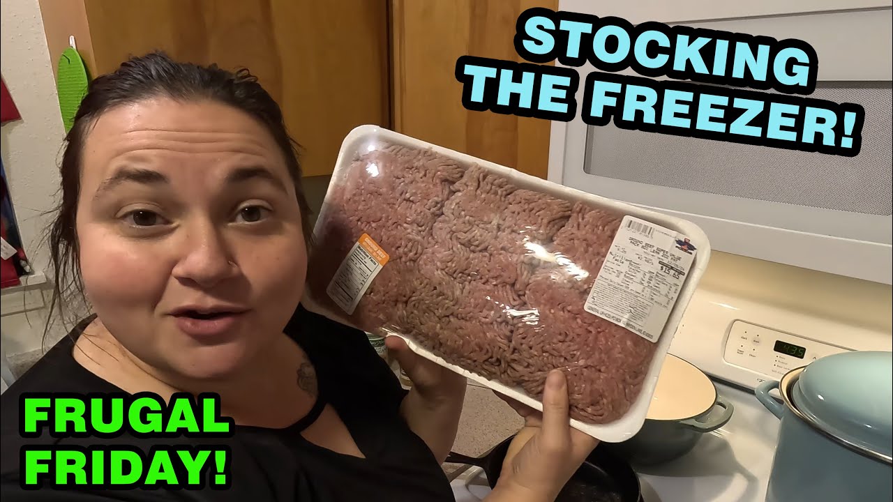 Making Chili and Hamburger for the Freezer!