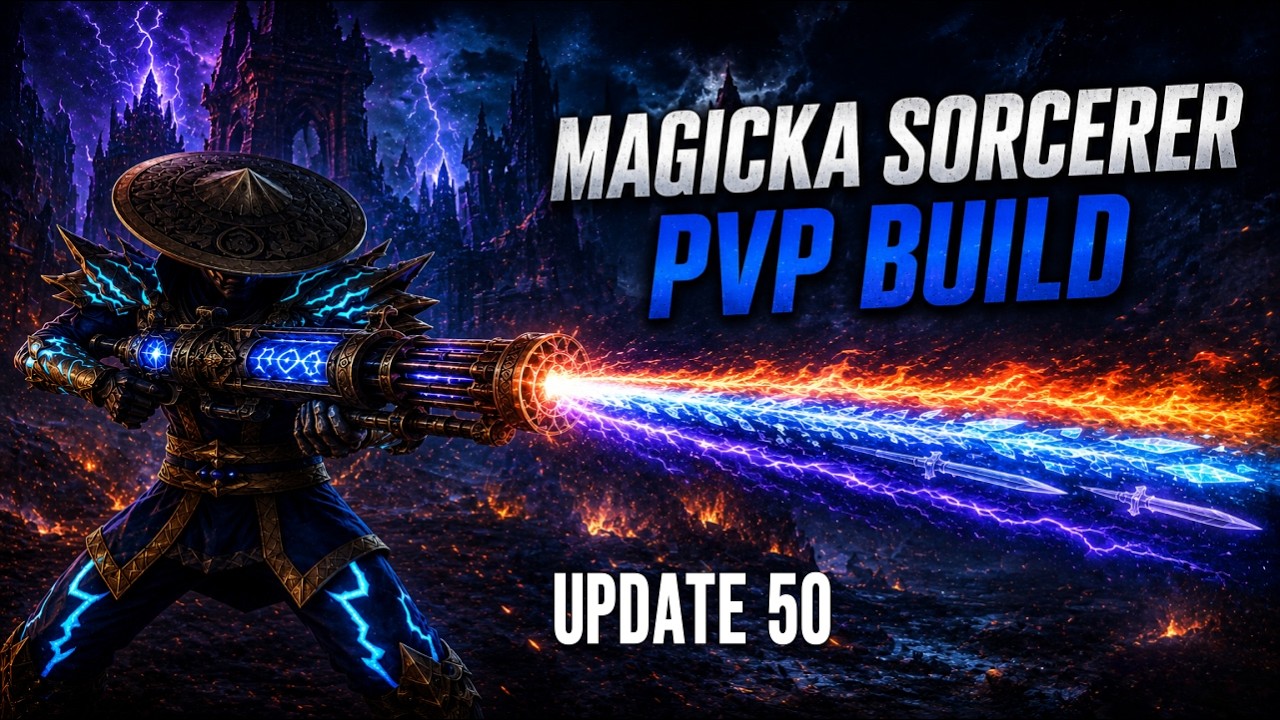 Ослаблен | Обновление ESO 50: PvP-билд для волшебника | Маг-волшебник с пулеметом