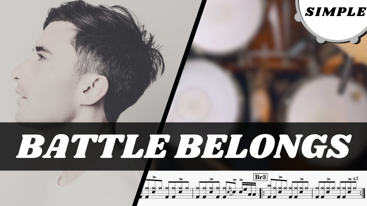 Simple Drums for Battle Belongs by Phil Wickham