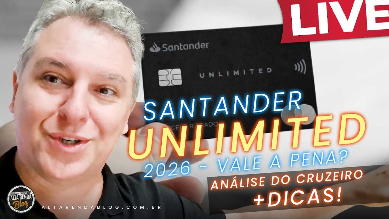 💳LIVE: EXCLUSIVO: TUDO SOBRE O CRUZEIRO MSC SINFONIA! SANTANDER UNLIMITED AINDA VALE A PENA EM 2026?