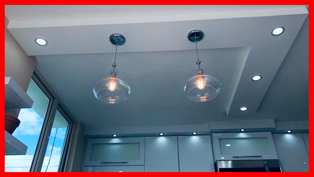 Como hacer un techo para la cocina en Gypsum Board