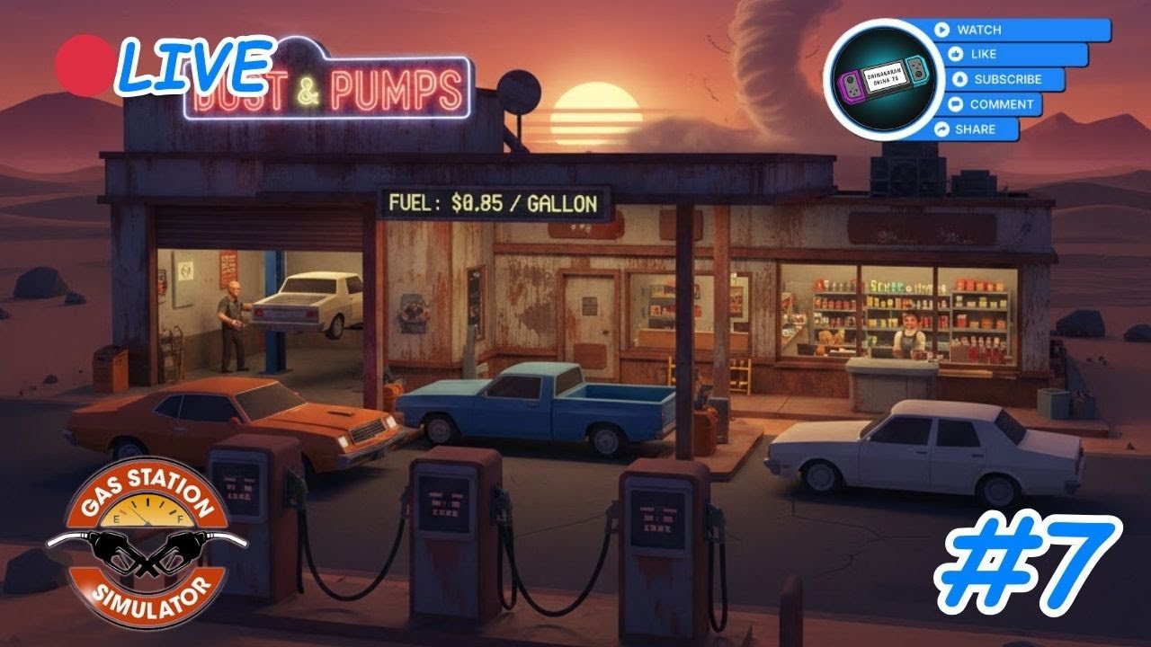 🔴Gas Station Simulator | PART-7 | 2K-60FPS | @dhinakarandhina75