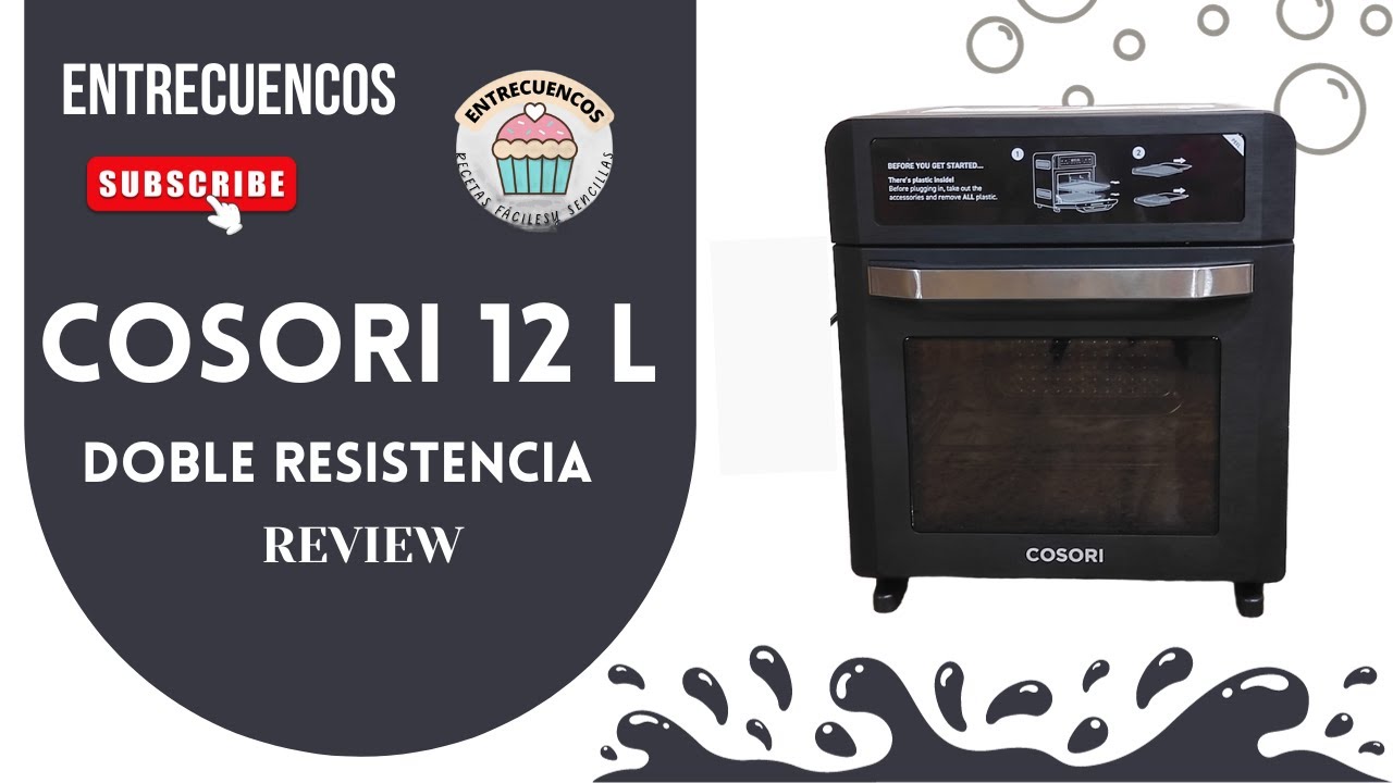 🌟 Freidora de aire Cosori 12L| Doble Resistencia, Gran Capacidad, Deshidrata, Yogures y Fermenta