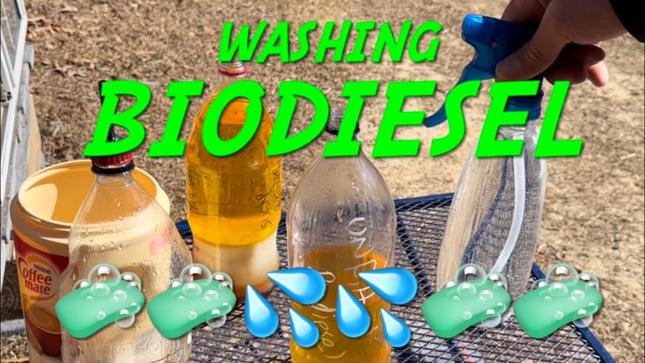 Easy To Make BIODIESEL, Washing Your Fuel