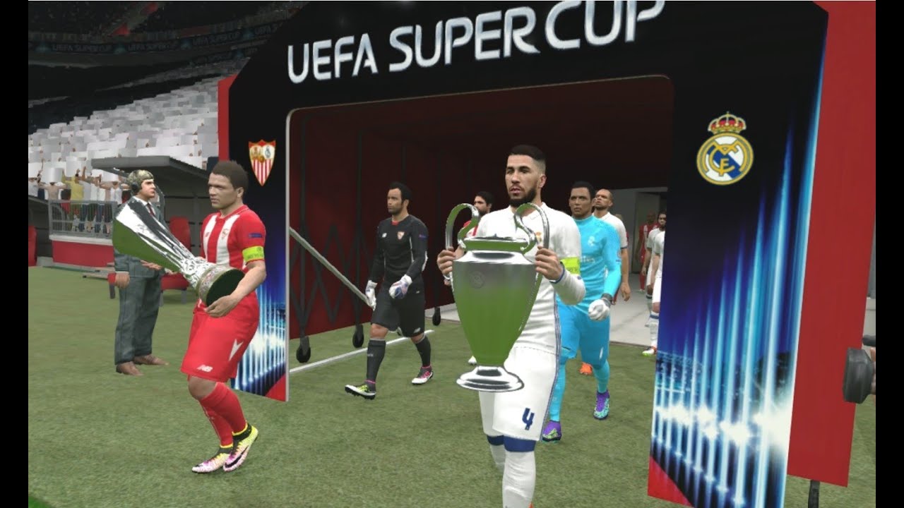 PES 2016 | UEFA Super Cup | Real Madrid vs Sevilla - (Gameplay)