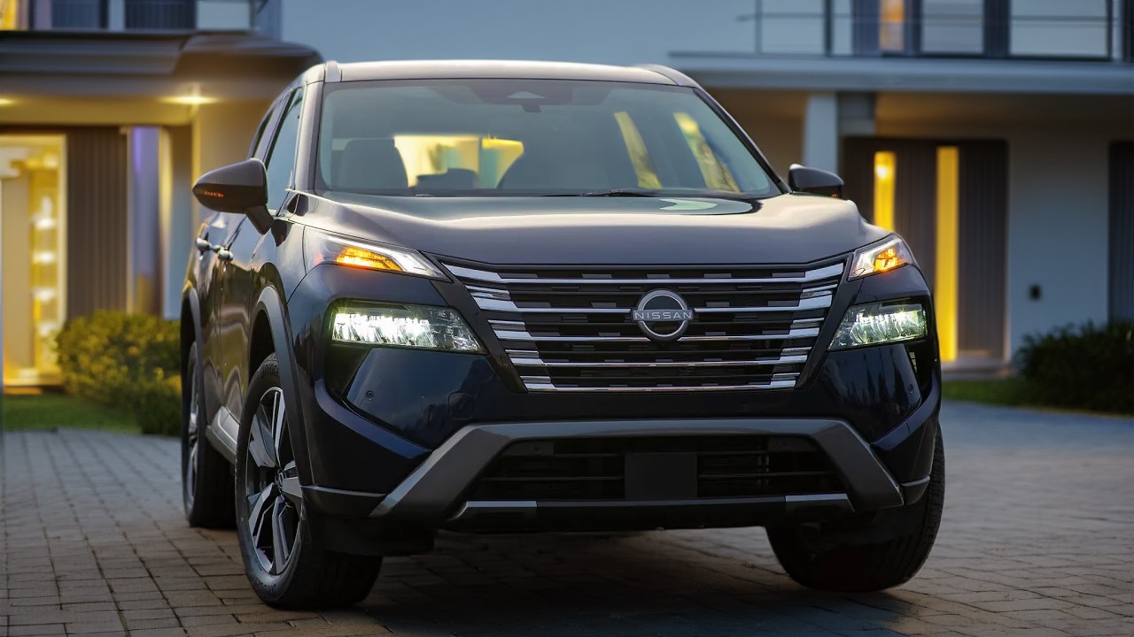 👉AT NIGHT: 2024 Nissan Rogue SL AWD -- Interior & Exterior Lights Analysis + Night Drive