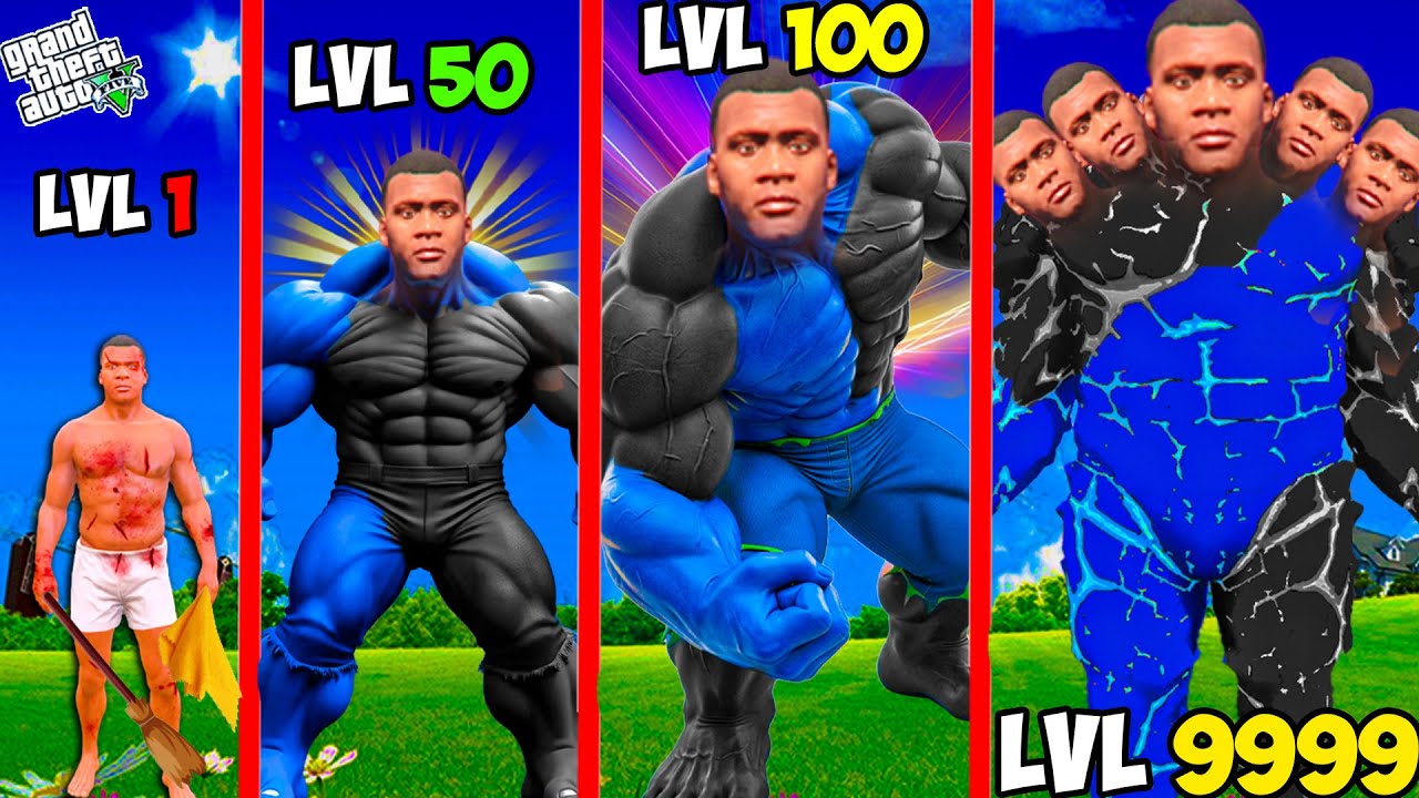 FRANKLIN Growing BIGGEST ALL FATHER WHITE GOD HULK In GTA 5!