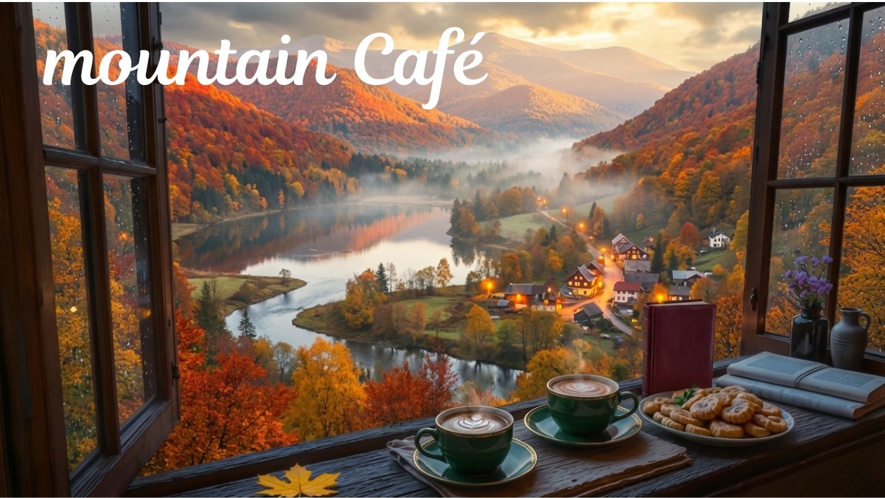 Autumn Mountain Café — 4 Hours Deep Focus Music | Study, Work & Concentration