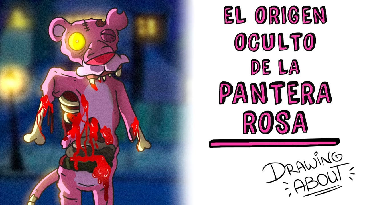 ORIGEN CREEPY DE LA PANTERA ROSA | Creepypasta Draw My Life