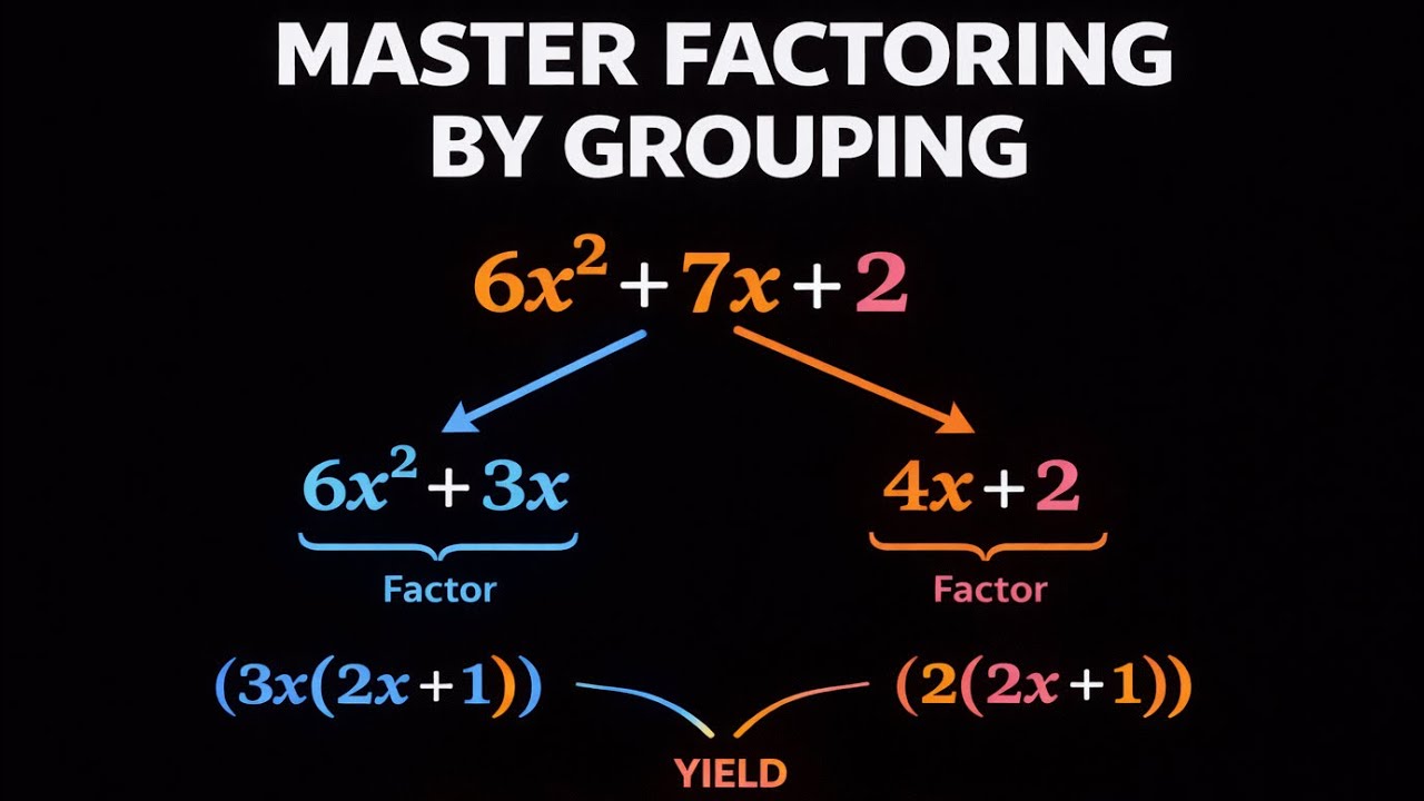 Master Factoring by Grouping | Algebra 1 