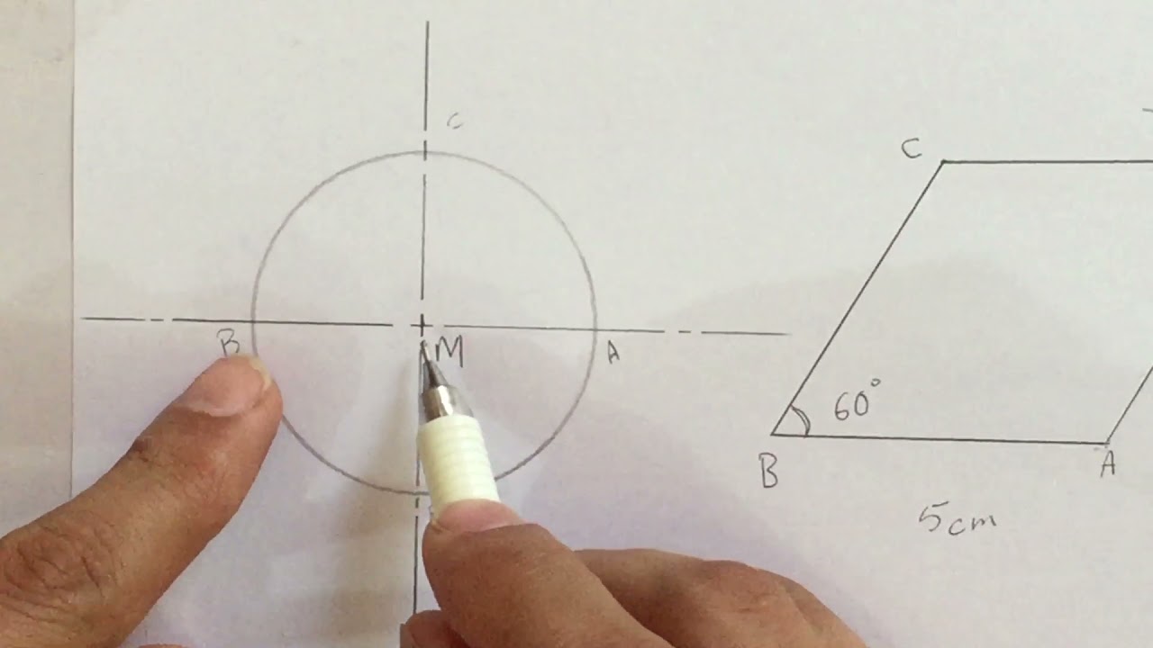 رسم الشكل المخمس (الخماسي )
