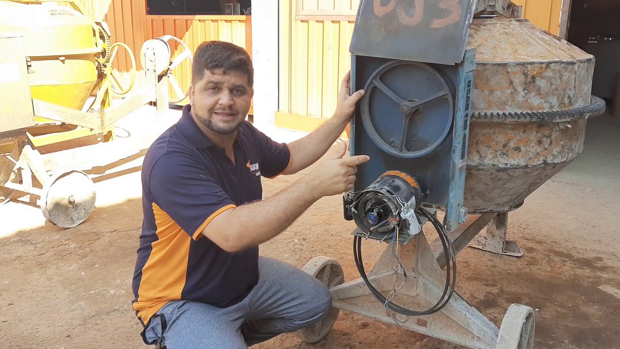 Será que o motor da betoneira queimou?