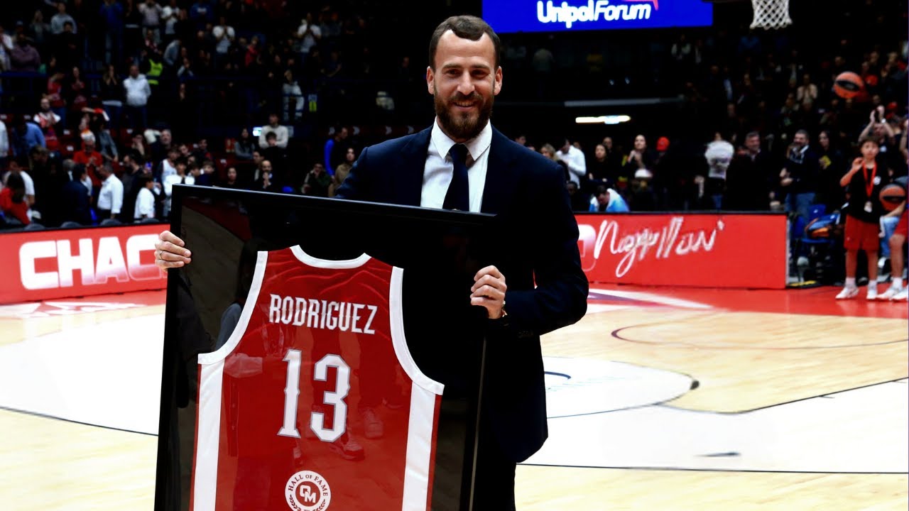 Sergio Rodriguez Honored by Olimpia Milan | A Touching Hall of Fame Ceremony