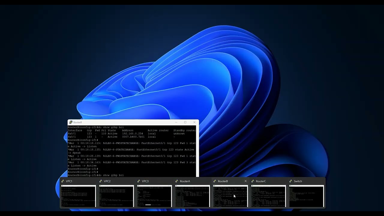 How to configure GLBP in Cisco Routers