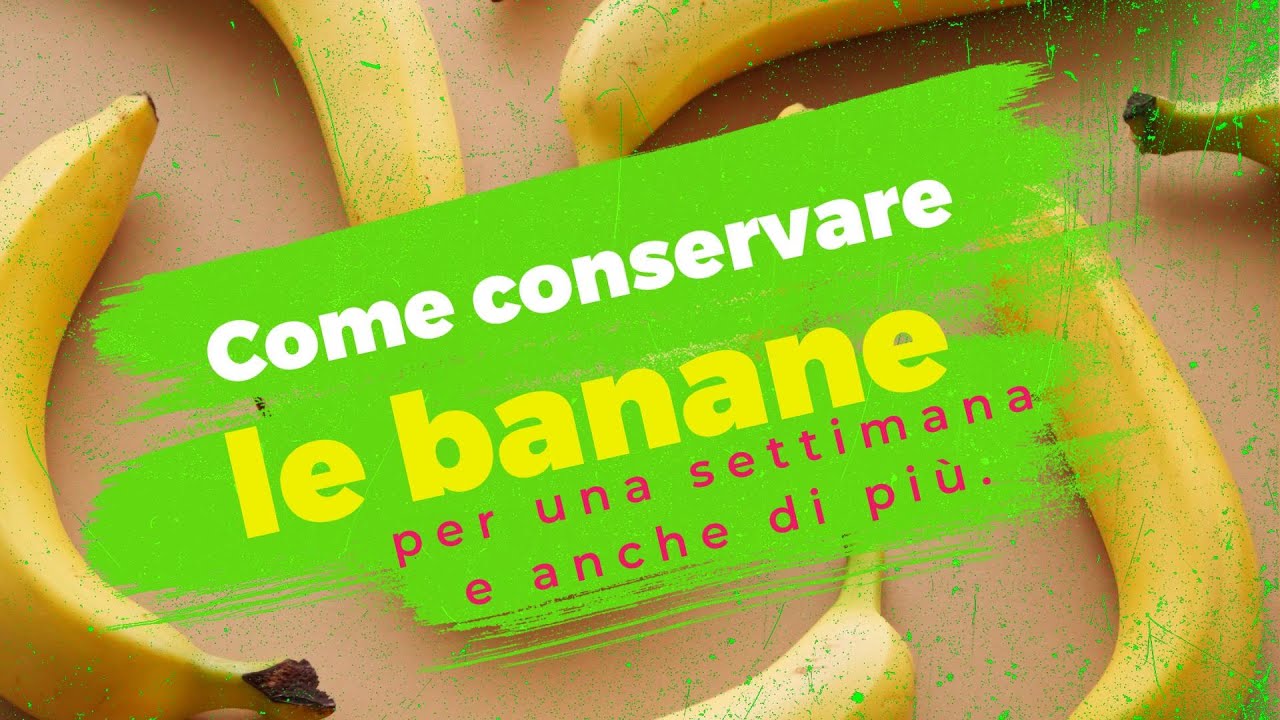 L'unico modo per conservare le Banane più di 10 giorni, senza coprire il picciolo come dicono tutti.