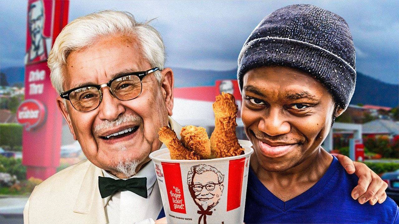 BLACK MAN TRIES THE FIRST EVER KFC !