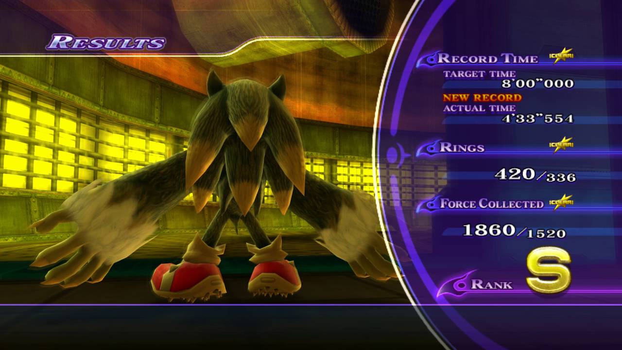 Sonic Unleashed (Wii) Eggmanland Crimson Carnival Nighttime Stages