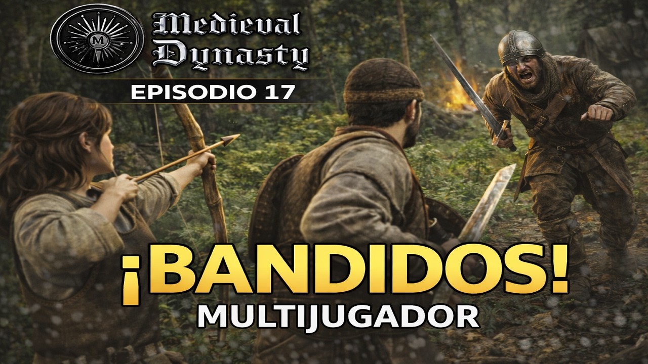 Jugamos MULTIJUGADOR… ¡y atacan bandidos! | Medieval Dynasty | Episodio 17