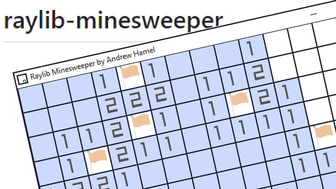 Making Minesweeper in Raylib with C