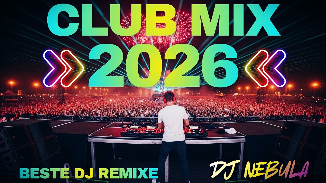 Beste DJ Music 2026 ⚡ Der beste EDM Party Club Mix, Disco Remixe, Techno Dance Remixe & DJ Remix
