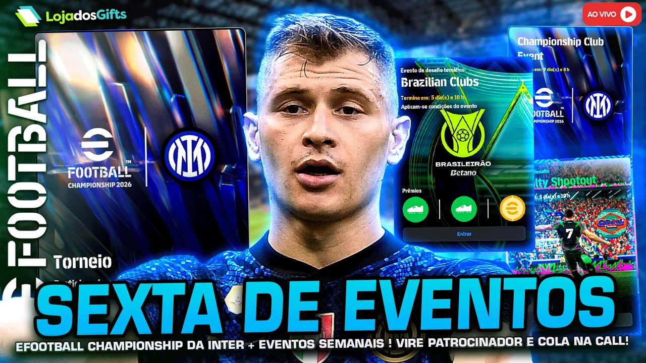 eFootball 2026 | SEXTA de RESENHA | Em BUSCA do menino NEY pro imanoK e TIMED! (AO VIVO)