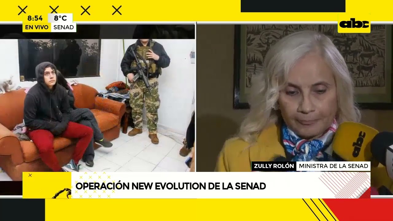 New Evolution: Más de 10 detenidos en operativo de la Senad y la Fiscalía