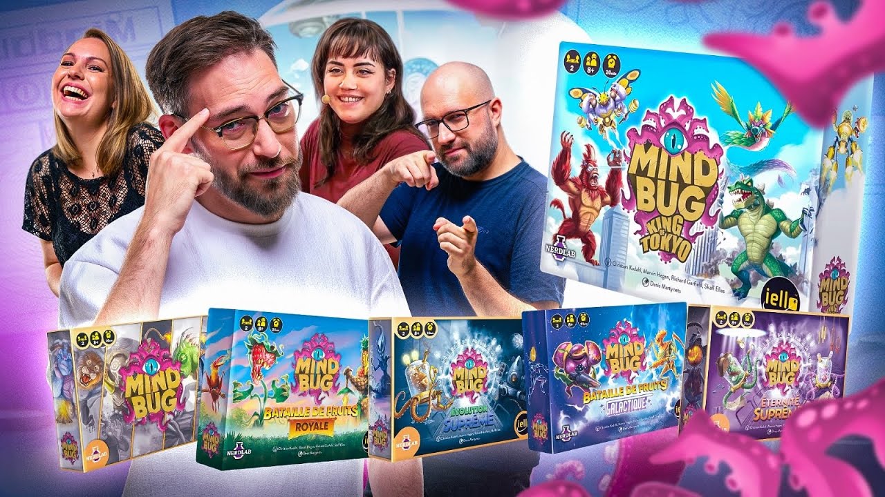 Tournoi Mindbug avec Prune, Marie, Rofellos et Max