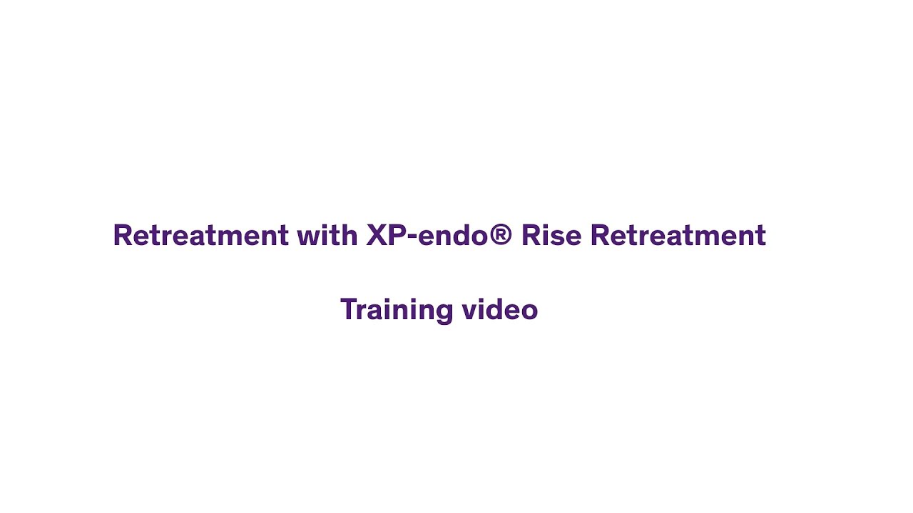 FKG - XP-endo Rise - Retreatment - Protocol video illustrating the Instructions for Use