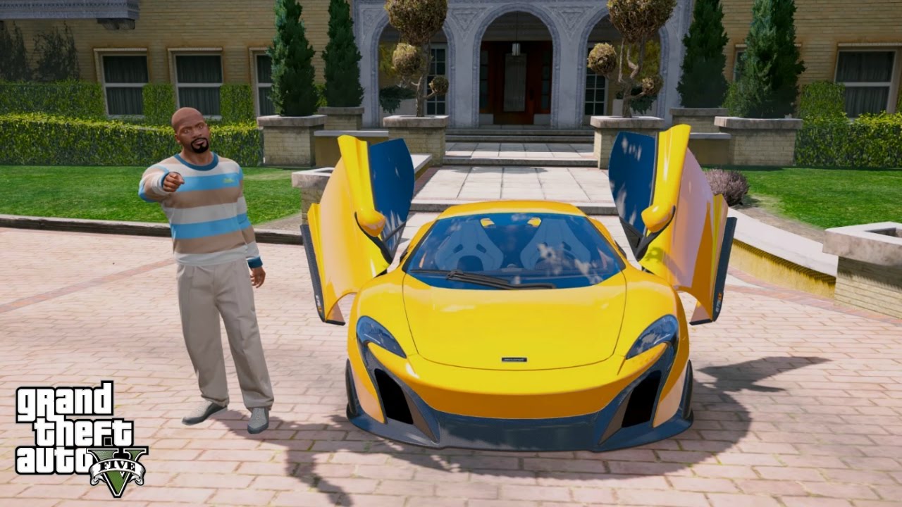 GTA 5 REAL LIFE MOD #159 BUYING MY FIRST MCLAREN EVER