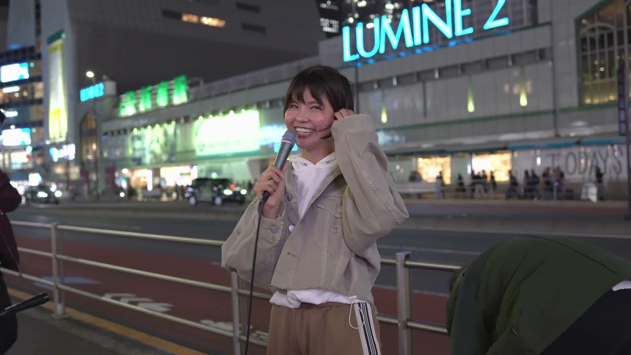 2024 4/18(芸能生活１３周年記念日) 新宿路上ライブ　天野なつ