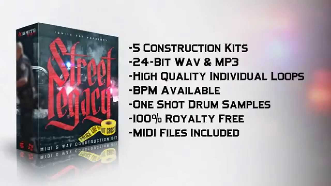 Street Legacy Hip Hop Beat Construction Kit