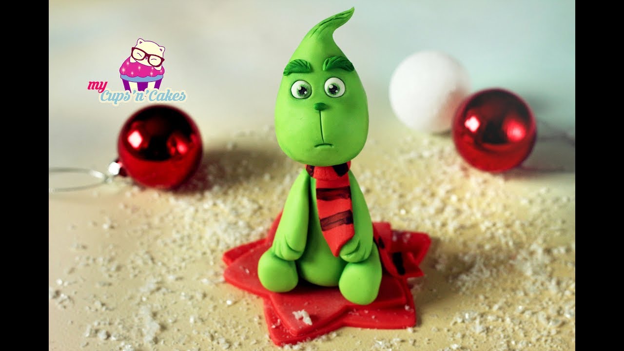 🎄Ozdoby na tort: GRINCH / Figurki z masy cukrowej / GRINCH cake topper