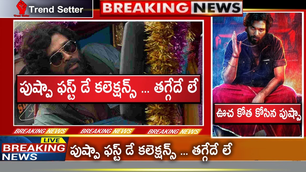 Pushpa First Day Collections Record