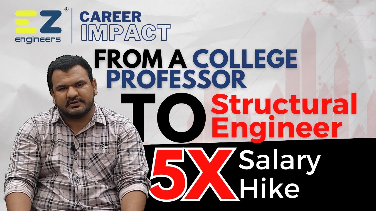 EZ Career IMPACT | From a College Professor to Structural Engineer at Worley | 5x Salary Hike
